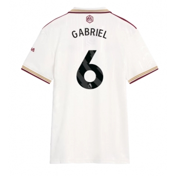 Arsenal Gabriel Magalhaes #6 Maglia Gara Terza Repliche 2025-26 Donna Maniche Corte
